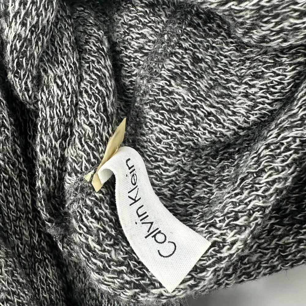 Calvin Klein One Size Scarf Wrap Gray Heathered Accessory‎ Winter Autumn Fall
